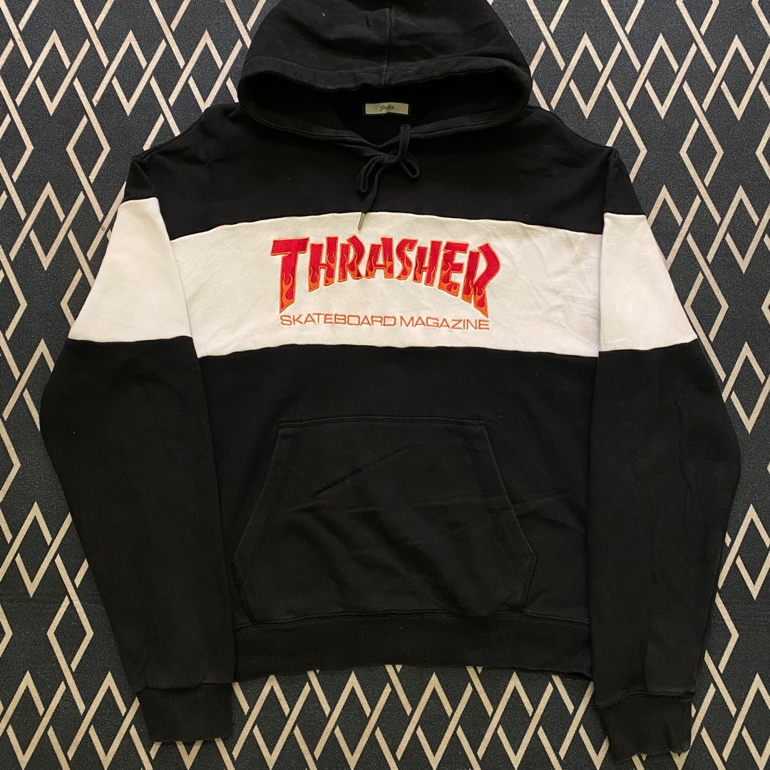 Thrasher half discount and half hoodie