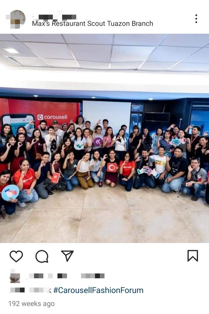 #throwbackfashionforum (Category: Precious Stones) located in Cavite. Submitted by pisi_elements_charms (Listing ID 1236749460, Image 1). Description: 🎀Carousell's fashion forum💟 Throwback...just sharing 👒was invited 2x by Carousell Ph ⭐.
