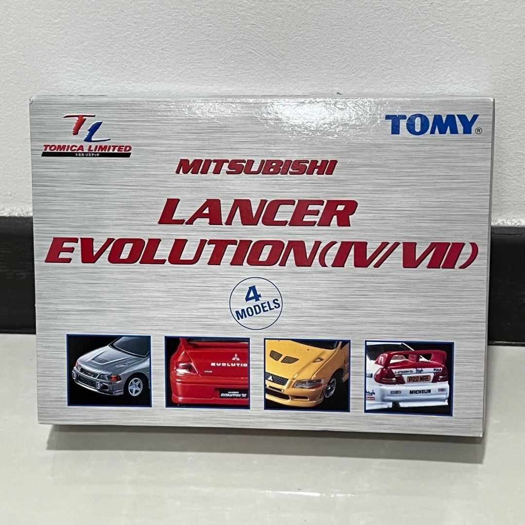 Tomica Limited Mitsubishi Lancer Evolution (IV/VII) 4 Models Set 