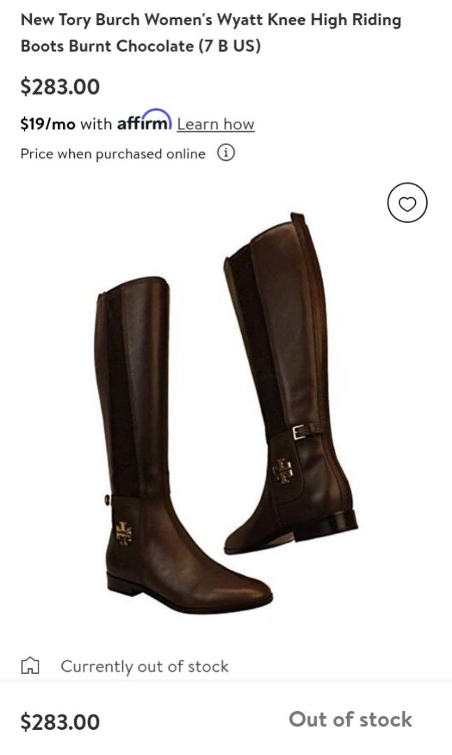 TORY BURCH WOMEN S WYATT KNEE HIGH RIDING BOOTS BURNT CHOCOLATE