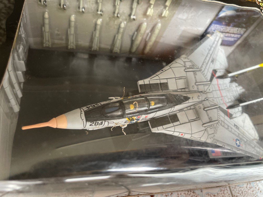Unimax F-14A Tomcat 1/72 雄貓VF84海盜旗戰機模型, 興趣及遊戲, 收藏