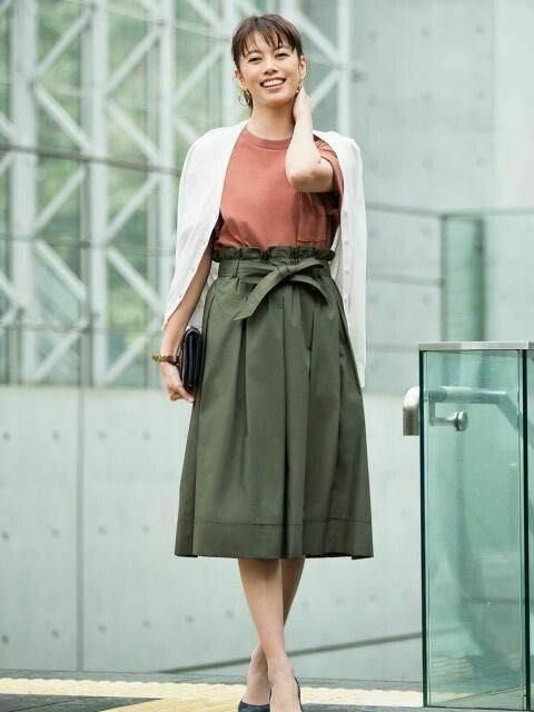 Uniqlo paper bag on sale skirt