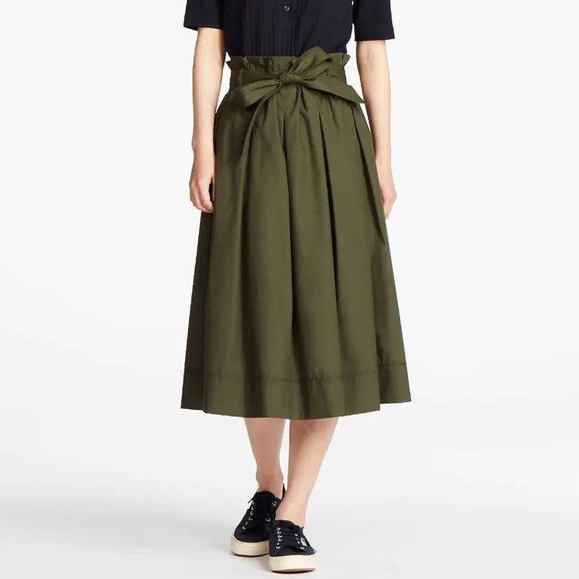 Uniqlo paper bag skirt discount