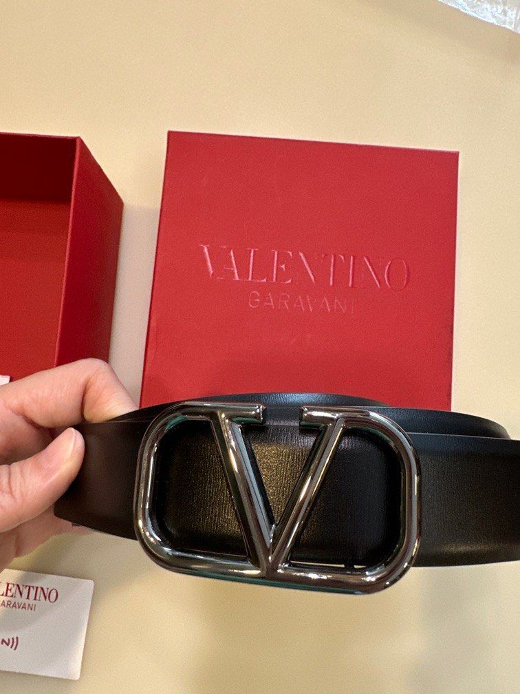 Mens valentino belt sales
