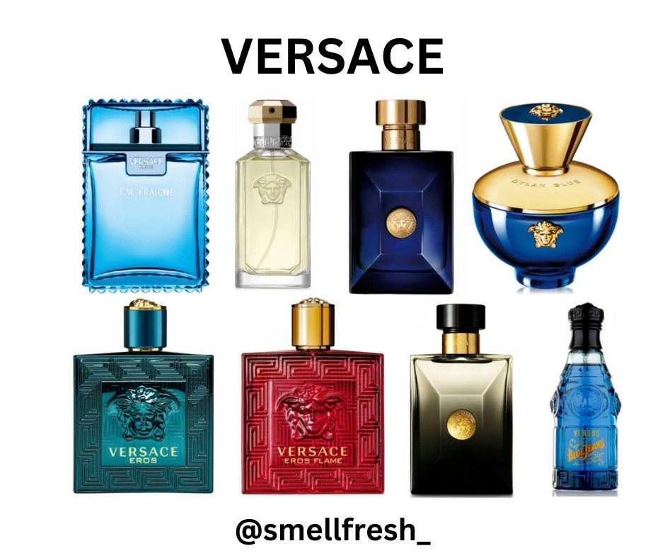 Versace Perfume Decants: Versace Dylan Blue Pour Homme / Versace Dylan Blue  Pour Femme / Versace Eros / Versace