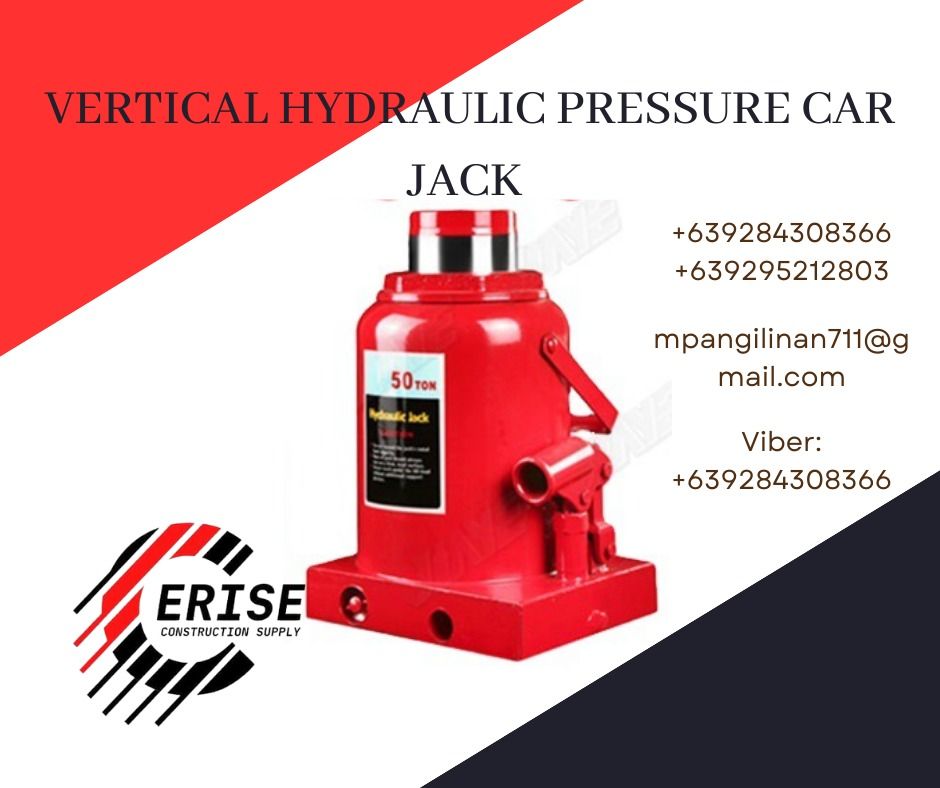 Vertical Hydraulic Pressure Car Jack, Commercial & Industrial