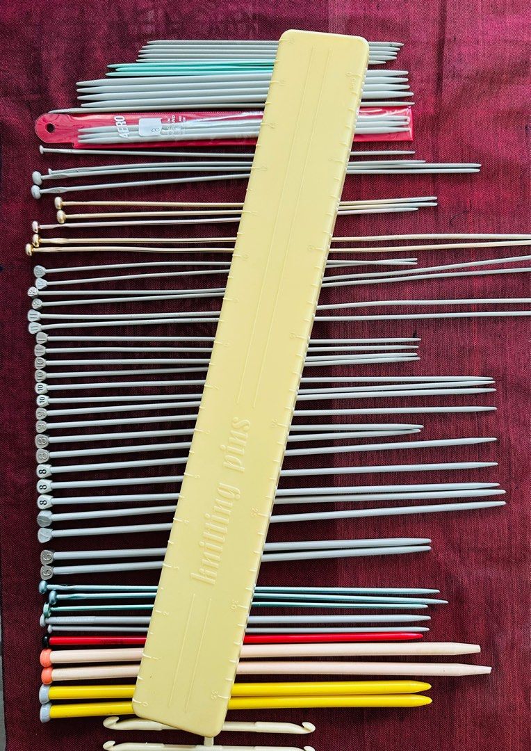 Vintage Aero Knitting Pins / Needles, Hobbies & Toys, Collectibles & Memorabilia, Vintage