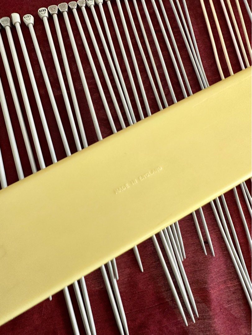 Vintage Aero Knitting Pins / Needles, Hobbies & Toys, Collectibles & Memorabilia, Vintage