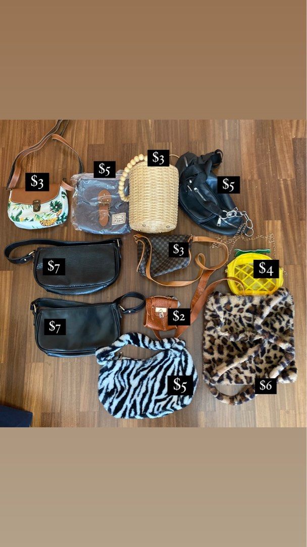 Old bags for shop sale