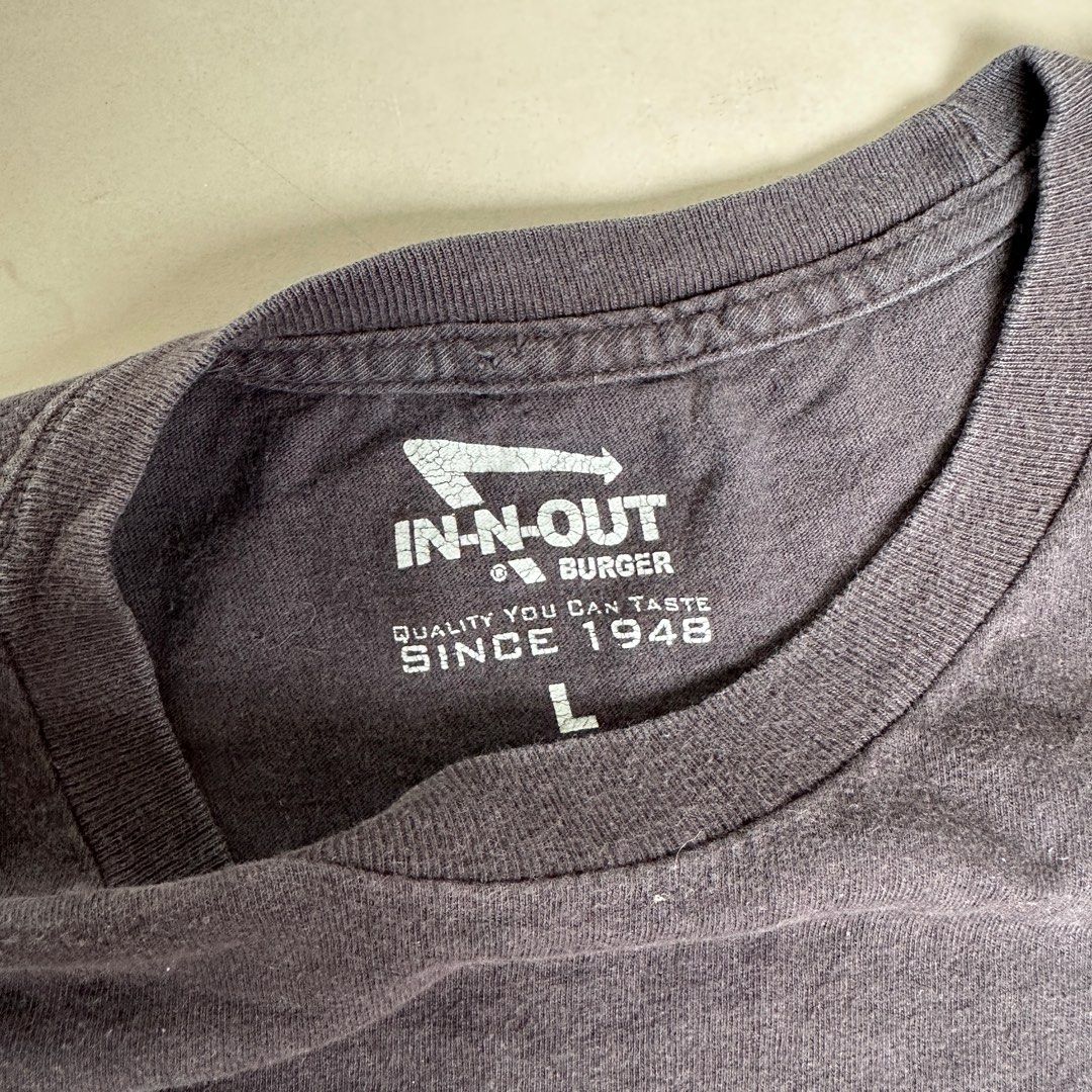 In-n-Out Black Graphic Tee S M
