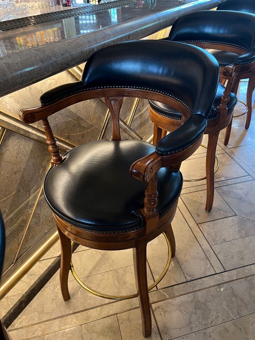 Vintage used bar stools, Furniture & Home Living, Furniture, Chairs on