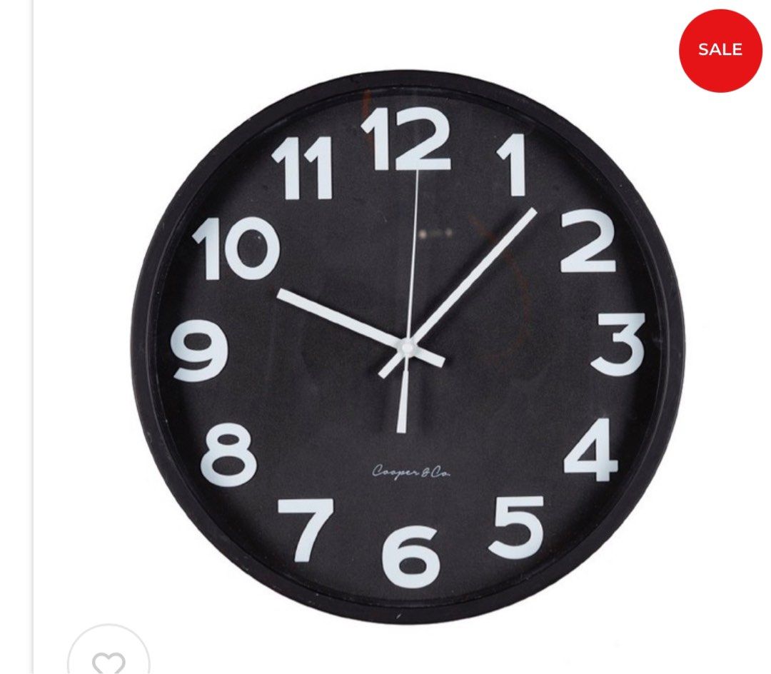 Wall Clock from Spotlight, Furniture & Home Living, Home Decor, Clocks