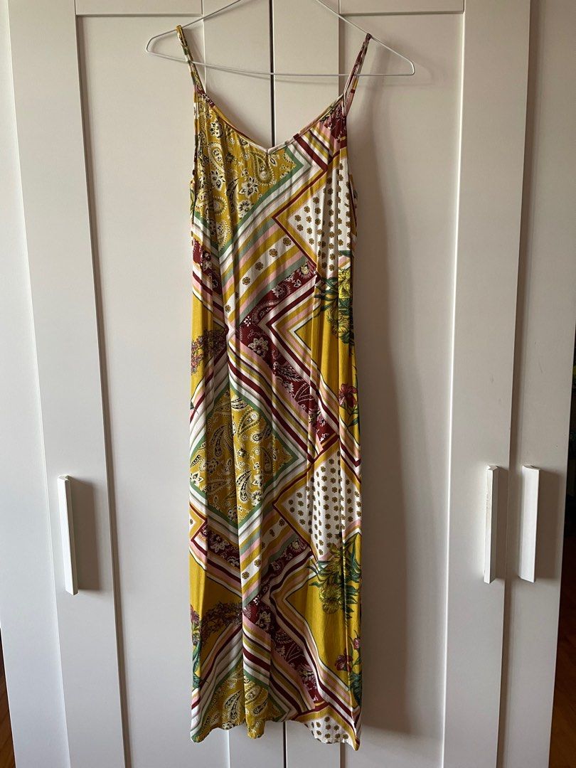 Warehouse Scarf Print Cami Dress
