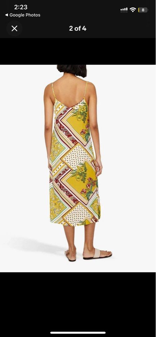 Warehouse scarf print best sale dress