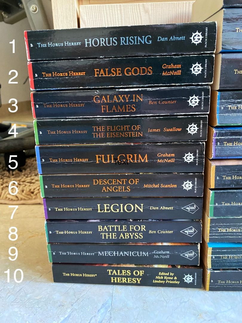 Warhammer 40k Horus Heresy Novels FULL SET Book 154, Hobbies & Toys, Books & Magazines, Fiction