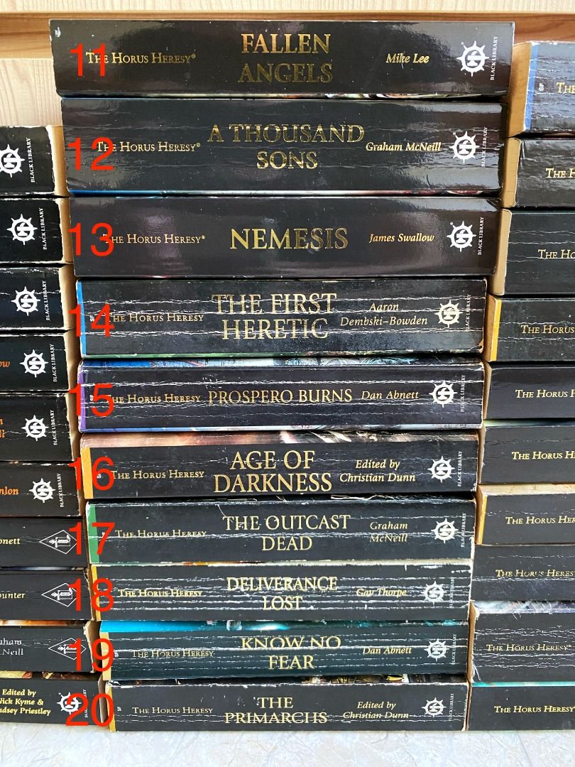 Warhammer 40k Horus Heresy Novels FULL SET Book 154, Hobbies & Toys, Books & Magazines, Fiction