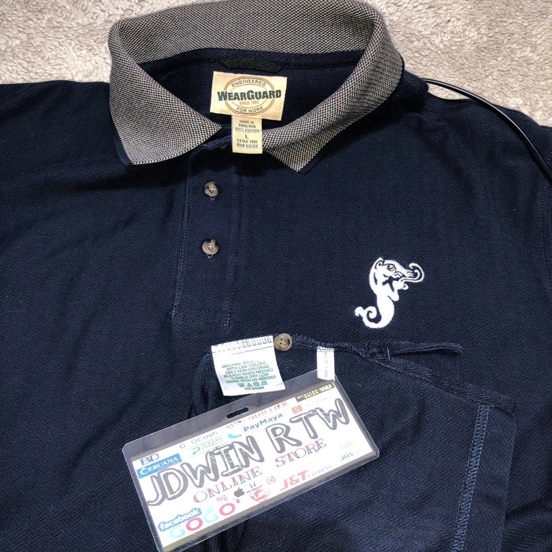 WEARGUARD ENGINEERED FOR WORK MEN’S POLO SHIRTS NAVYBLUE (Please view