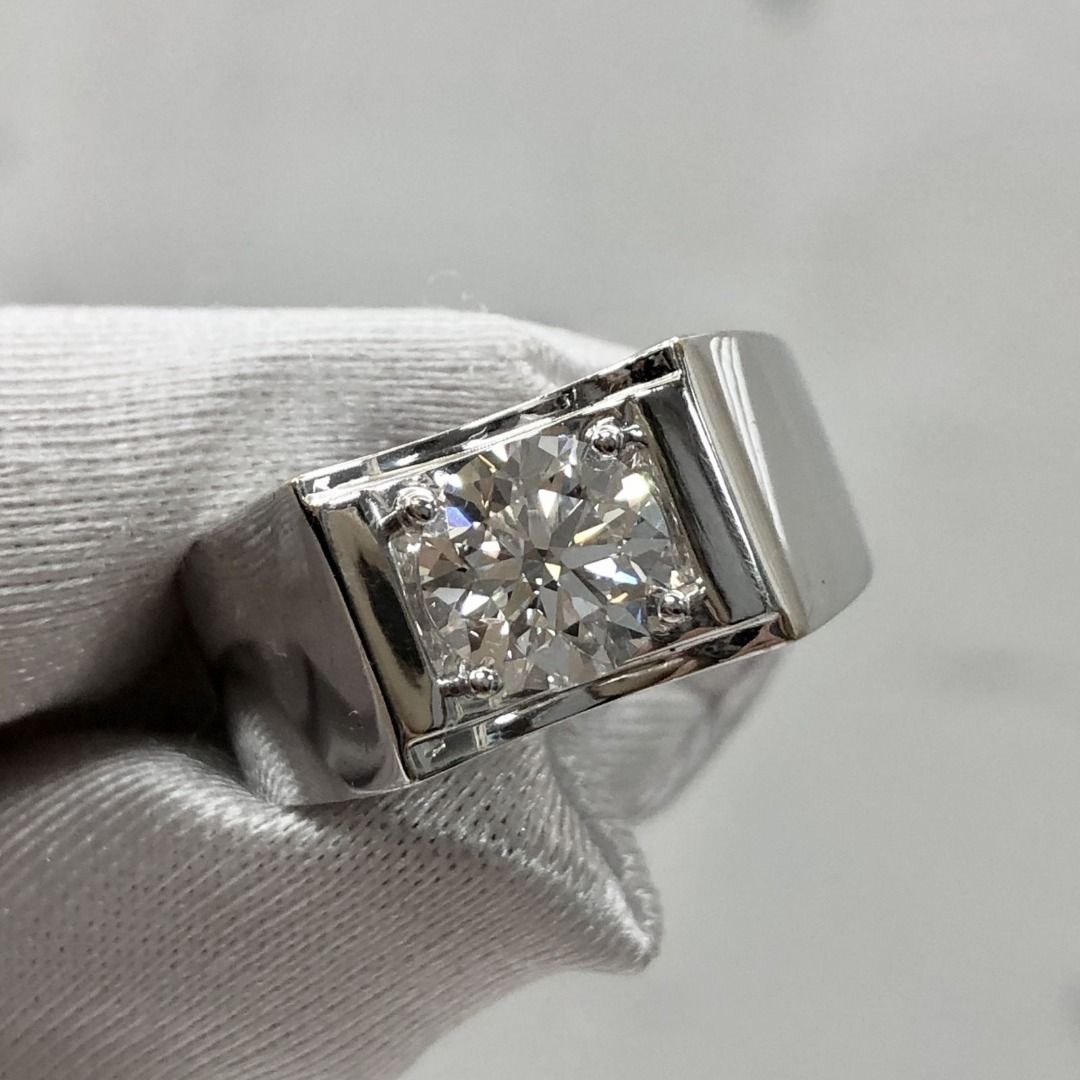 WG K18 750 1.5CT F VVS2 VG EX EX F DIAMOND 14.7G RING 237016425