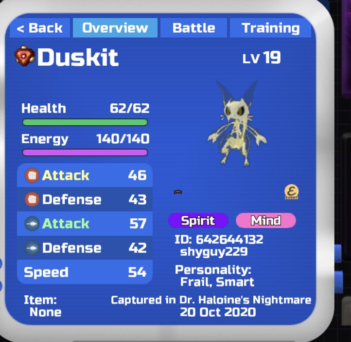 Looking for Shiny Starter/Shiny Duskit