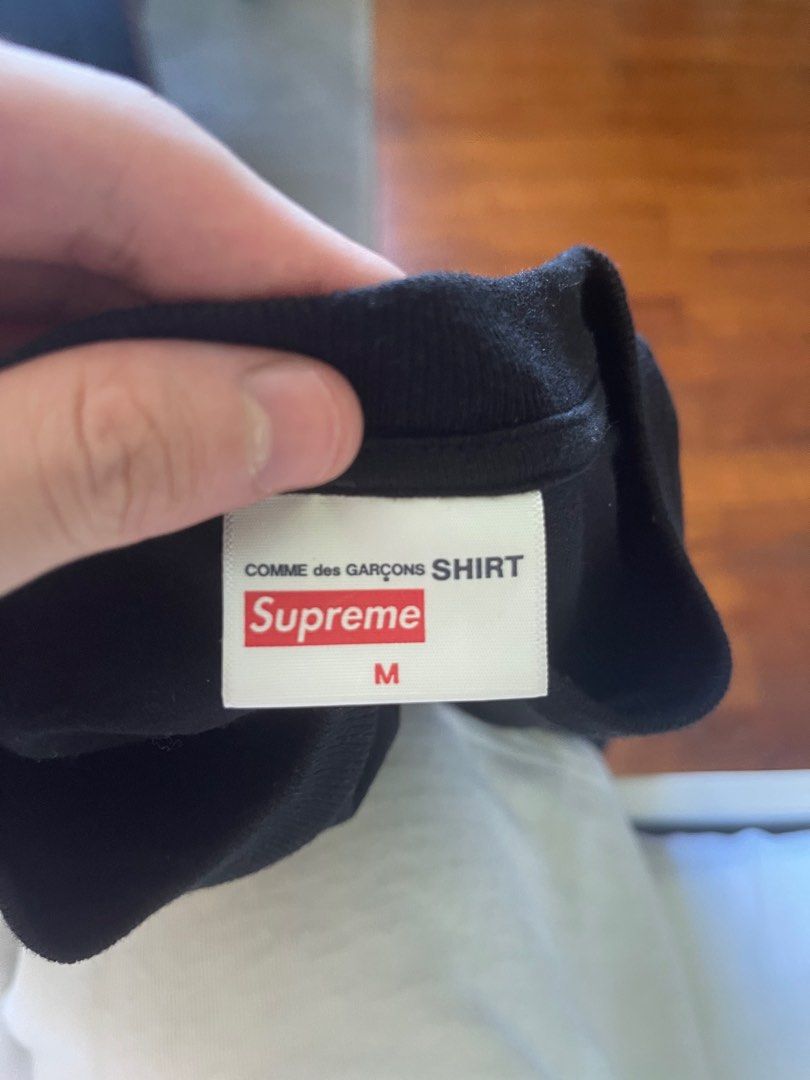 Supreme comme des new arrivals garcons shirt legit check