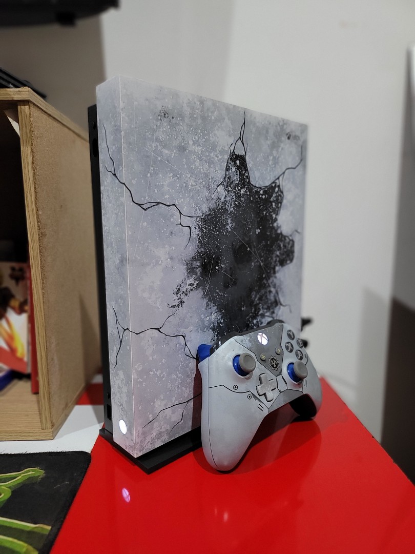 Gears of War 4 Special Edition Xbox One S Console Unboxing 