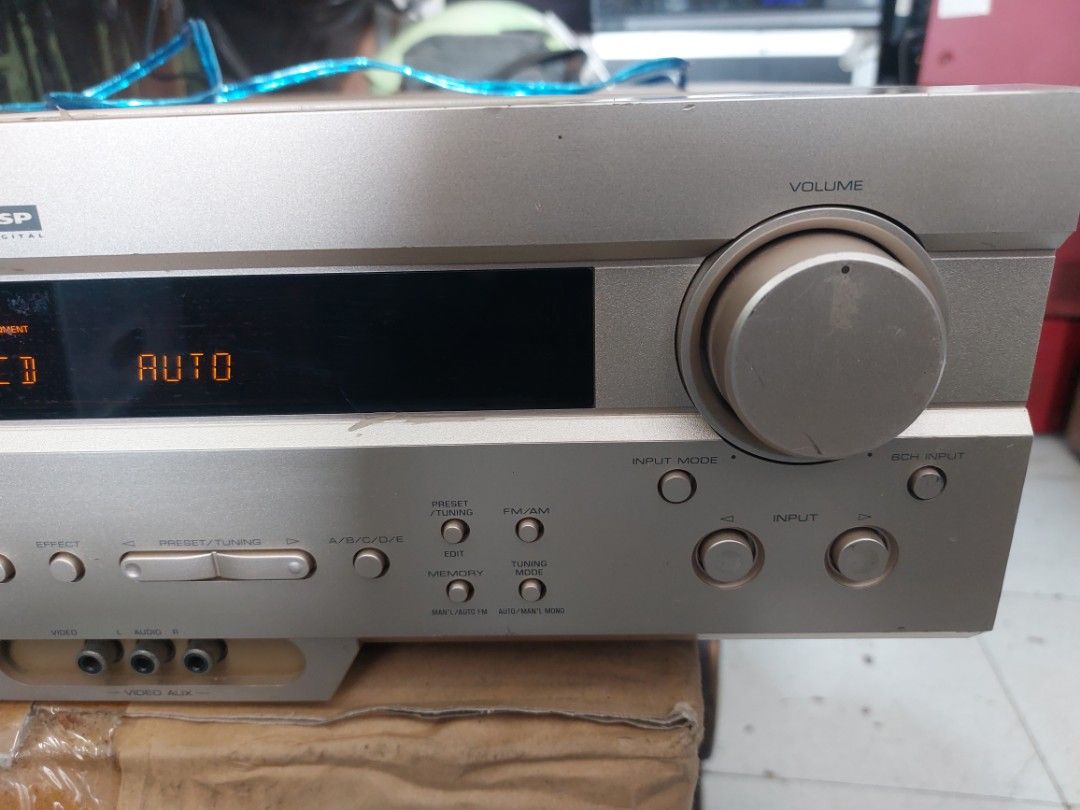 Yamaha DSP-AX420 amplifier (Category: Soundbars, Speakers & Amplifiers) located in Baliuag. Submitted by papa.gardz (Listing ID 1236592073, Image 2). Description: yamaha amplifier Dsp-Ax420 110 v. 190 watts. working condition. wla lang isang knob..