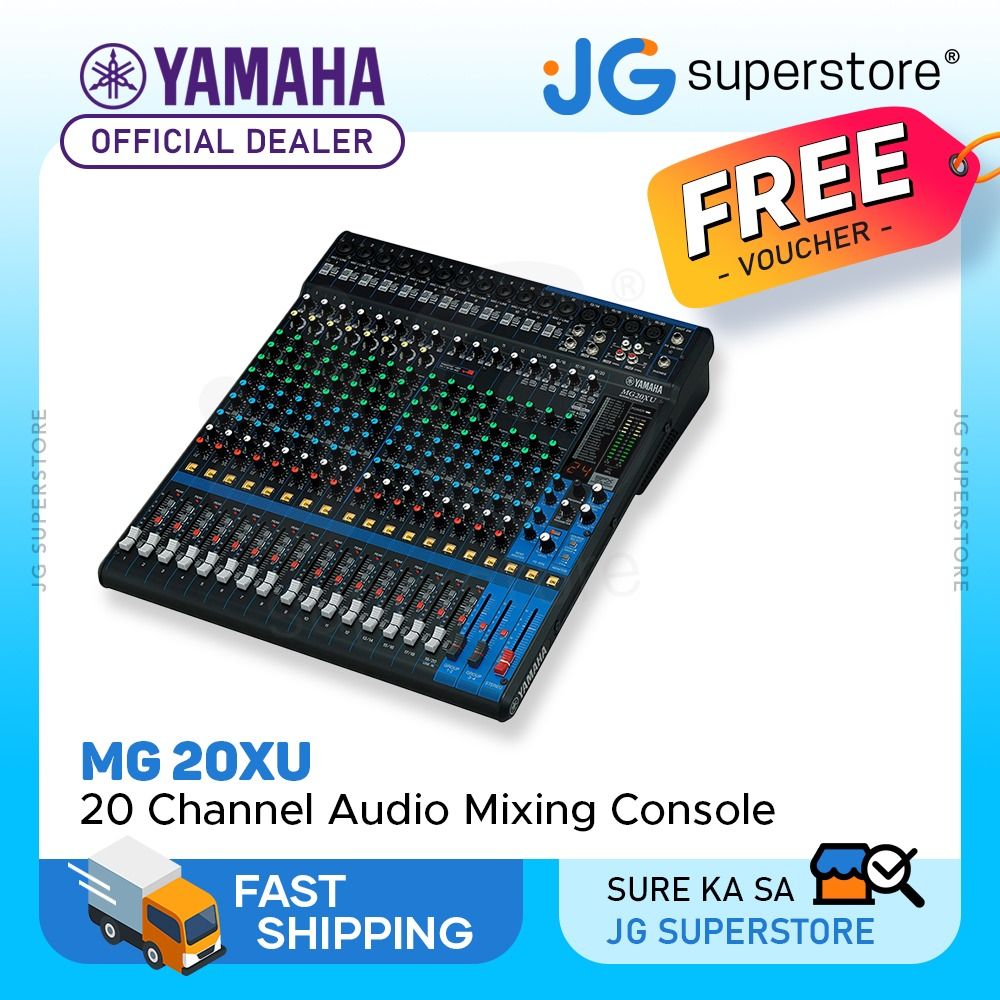 Yamaha MG20XU 20Channel Audio Mixer with 24 BuiltIn SPX Effects, 3