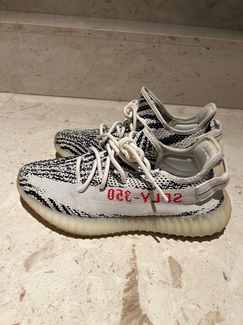 Yeezy zebra dirty online