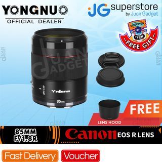 Yongnuo 85mm  f/1.8R DF DSM Mirrorless Lens Low-Light Photography Full Frame for Canon EOS R Camera YN85mm | JG Superstore