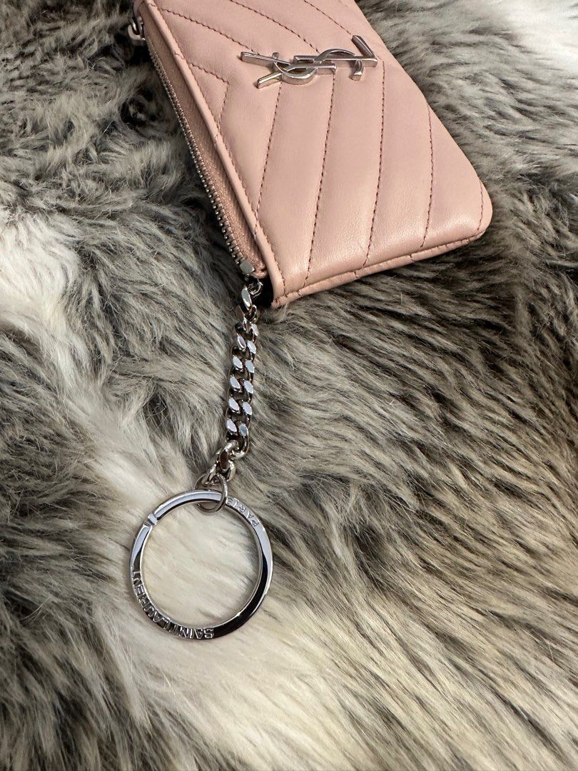 YSL key holder pouch