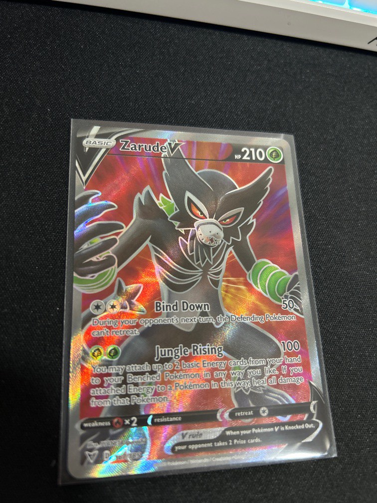 Pokemon Trading Card Game 167/185 Zarude V : Rare Ultra Card