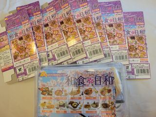 Re-ment  2004 罕有和食日和全十件已拆袋