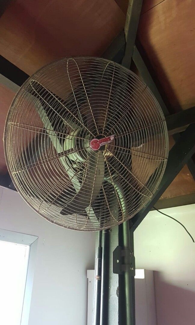 26in powerful industrial wall fan with bracket only 58.. call now at