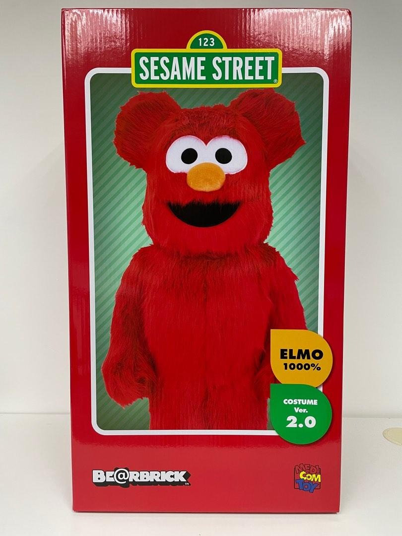 現貨全新Bearbrick Elmo 400% Costume ver.2.0, 興趣及遊戲, 玩具