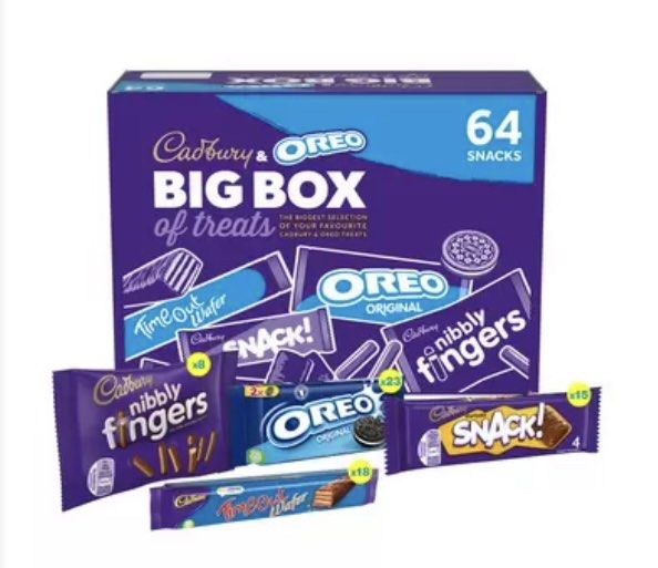 (預訂) 英國直送 Cadbury & Oreo 吉百利朱古力餅乾 64包裝, 嘢食 & 嘢飲, 包裝食物&即食食物 - Carousell