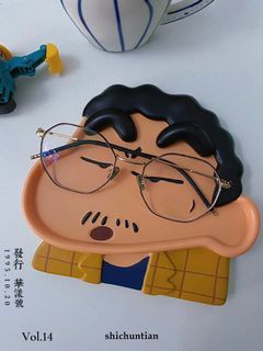 蜡笔小新手工眼镜放置盘 Crayon Shin-Chan Handmade Glasses Display Plate