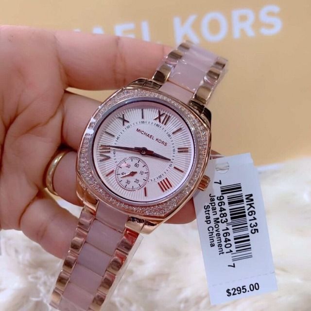 Gift Ur Fav Michael Kors Dial Rose Gold Stainless Steel MK6135 Women s Watch
