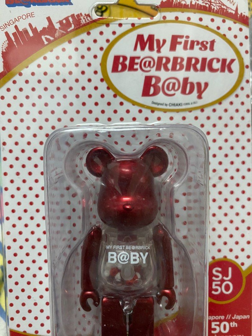 全新My First Bearbrick Baby 100% SJ50 Singapore Japan 50周年Be