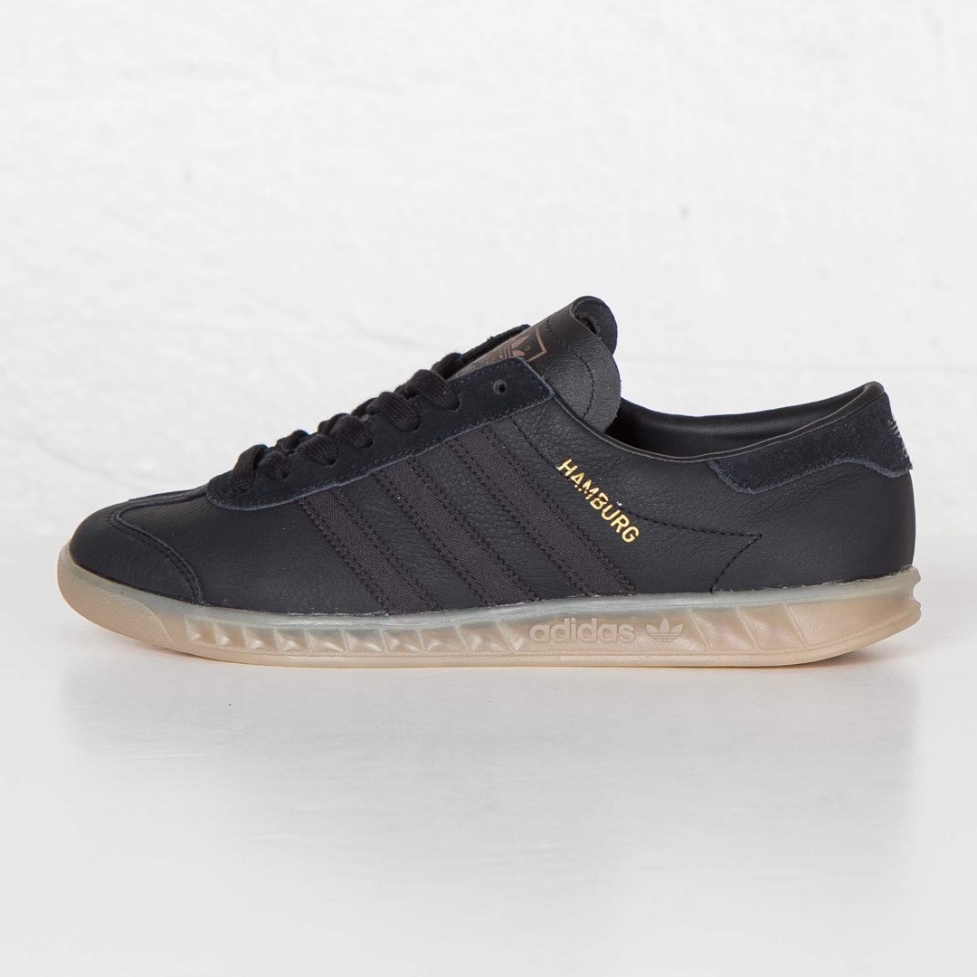 Adidas hamburg leather trainers top