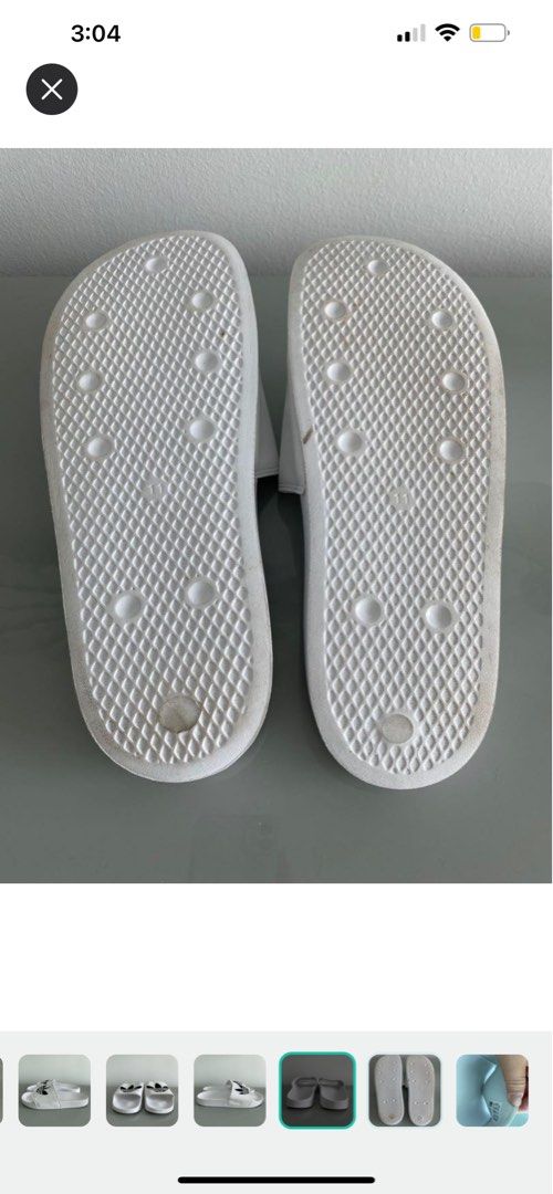 ADIDAS Men s Adilette Lite Slides Slippers in White UK 11 US 11 EU 46