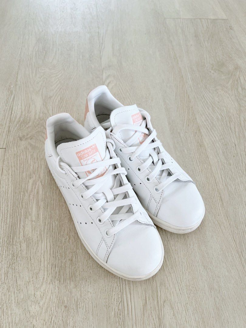 Adidas originals white clearance stan smith sneakers