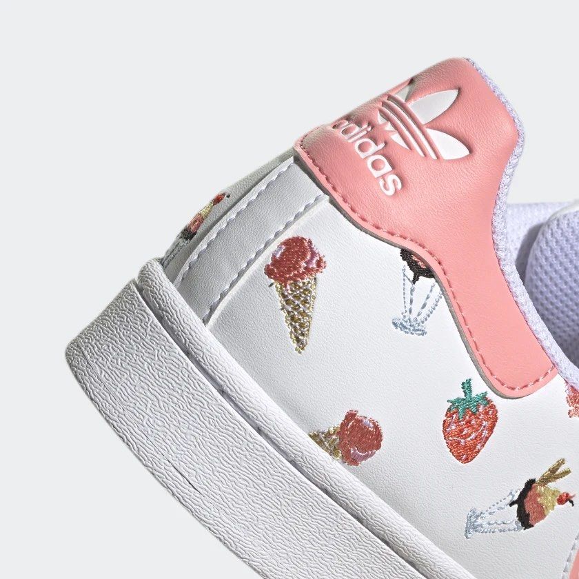 Superstar embroidered sneakers top