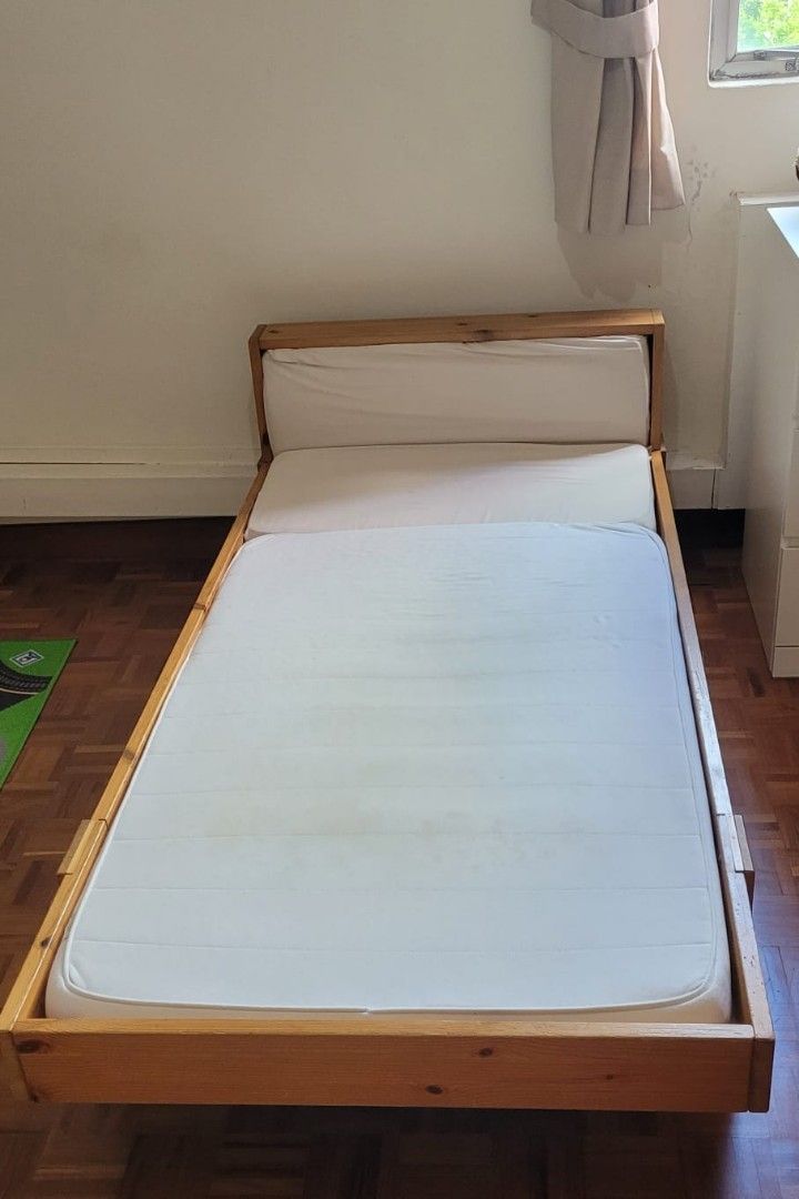 THIS WEEKEND ONLY BEFORE DISPOSAL! Adjustable Bed Frame IKEA Vikare