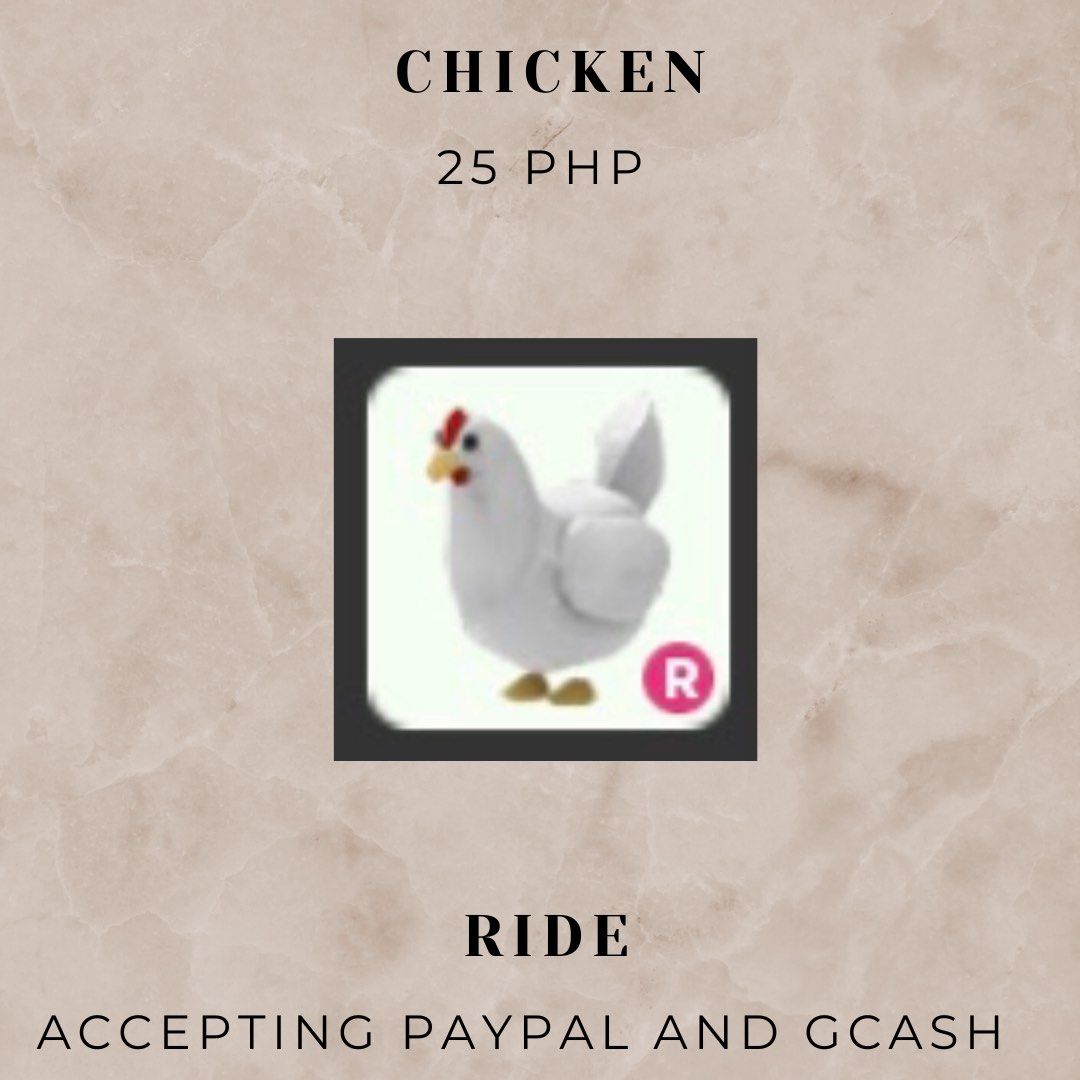 Adopt Me Pets Chicken, Video Gaming, Gaming Accessories, InGame