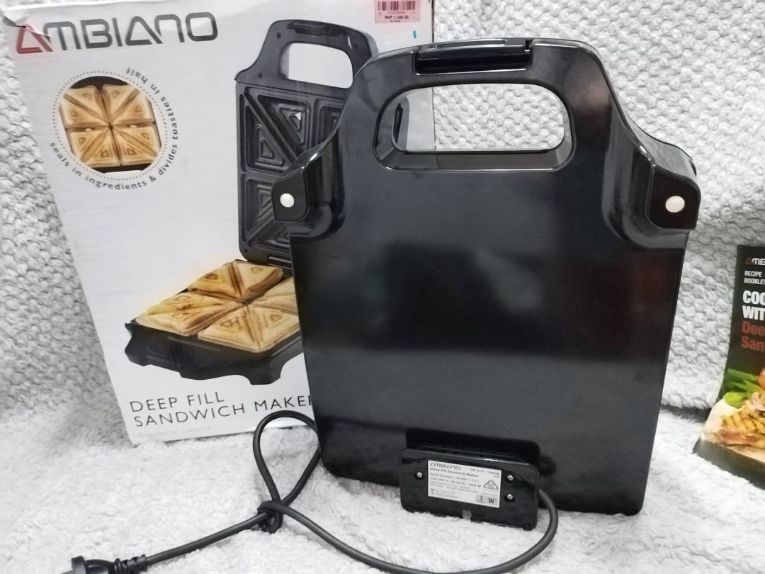 AMBIANO Deep Fill Sandwich Maker, Furniture & Home Living, Kitchenware