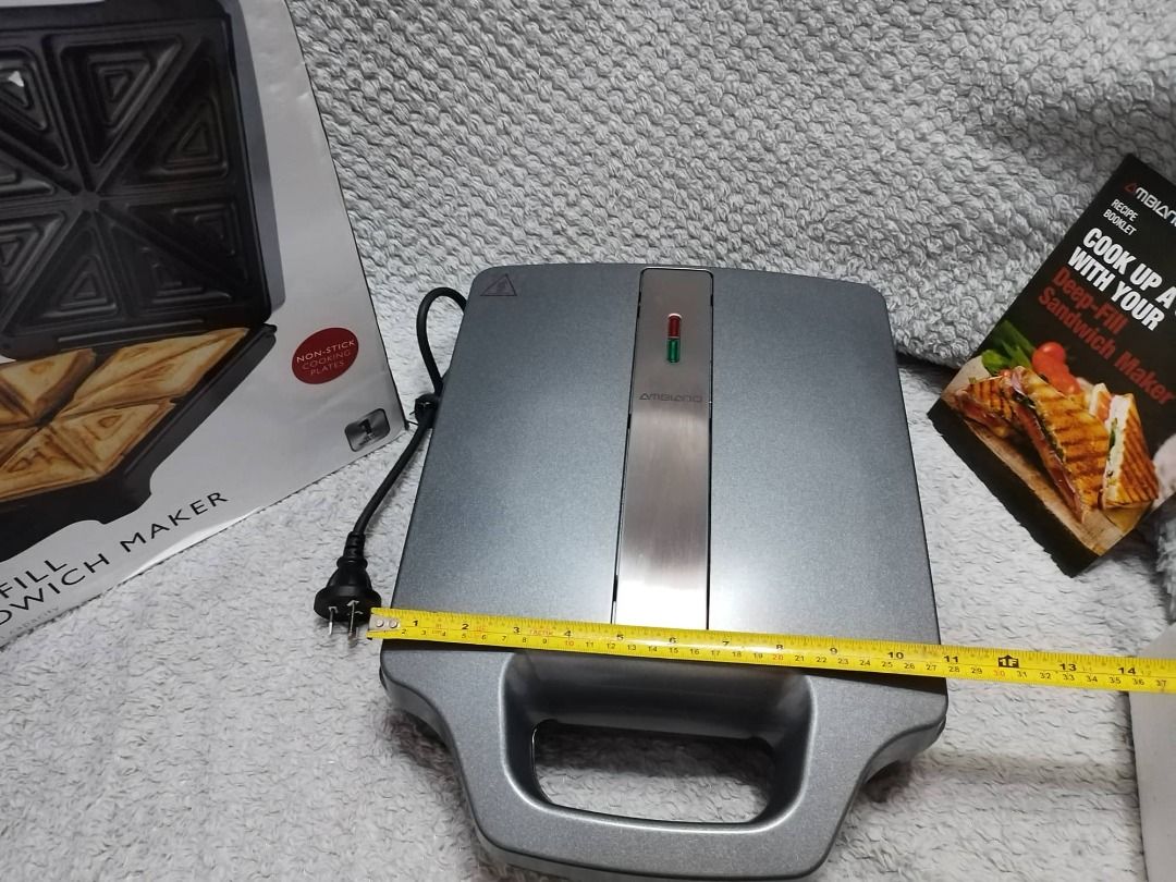AMBIANO Deep Fill Sandwich Maker, Furniture & Home Living, Kitchenware