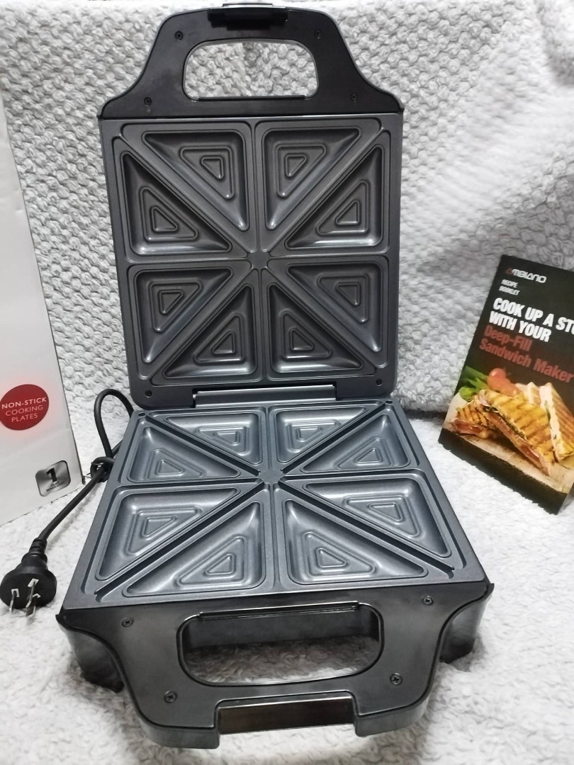 AMBIANO Deep Fill Sandwich Maker, Furniture & Home Living, Kitchenware & Tableware, Cookware