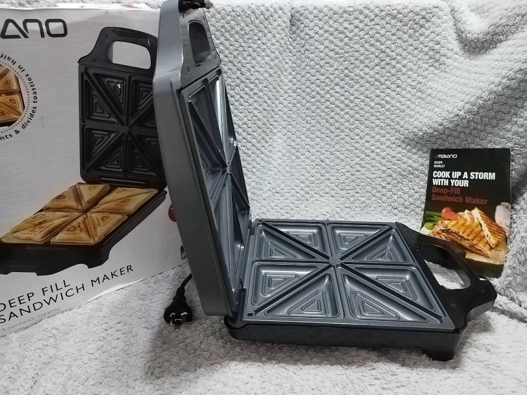 AMBIANO Deep Fill Sandwich Maker, Furniture & Home Living, Kitchenware