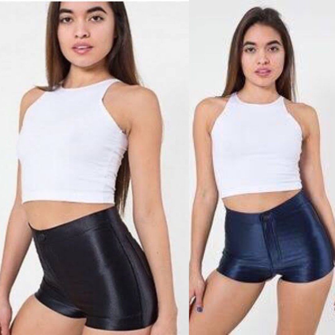 American apparel deals black disco shorts