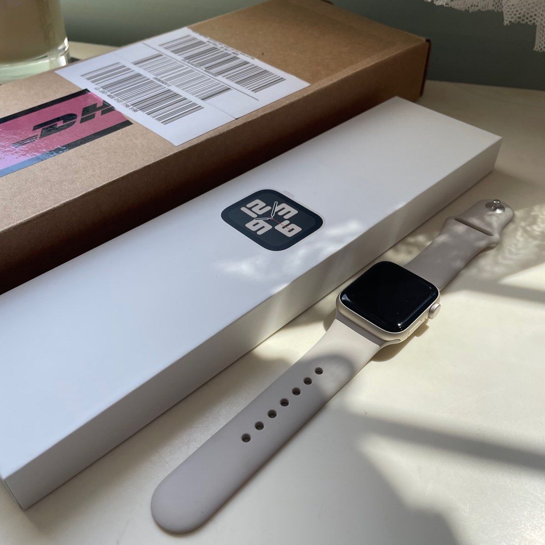 WITH APPLE CARE 2025 Apple Watch SE 2nd Gen 40mm GPS Starlight Mobile Phones Gadgets Wearables Smart Watches on Carousell